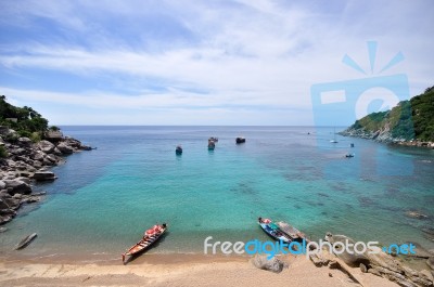 Ao Moung Bay Koh Tao Stock Photo