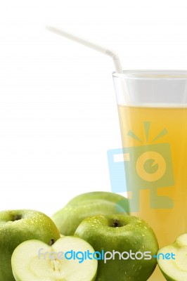 Apple Juice Stock Photo