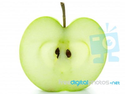 Apple Slice Stock Photo