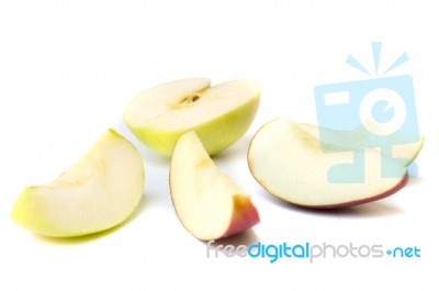 Apple Slices Stock Photo