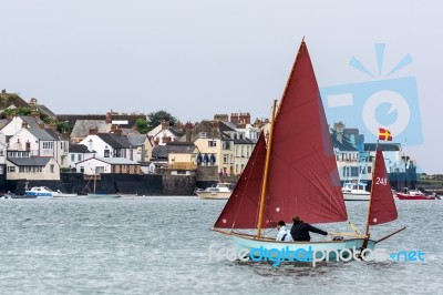 Appledore, Devon/uk - August 14 : Sailing In The Torridge And Ta… Stock Photo