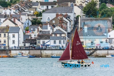 Appledore, Devon/uk - August 14 : Sailing In The Torridge And Ta… Stock Photo