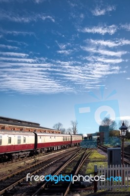 Approach To Sheffield Park Station Stock Photo