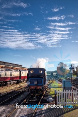 Approach To Sheffield Park Station Stock Photo