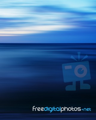 Aqua Pale Sunset Blur Abstraction Stock Photo