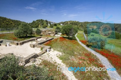 Archeological And Historical Location Stock Photo