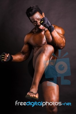 Are You Ready For Some Kick Boxing? Stock Photo