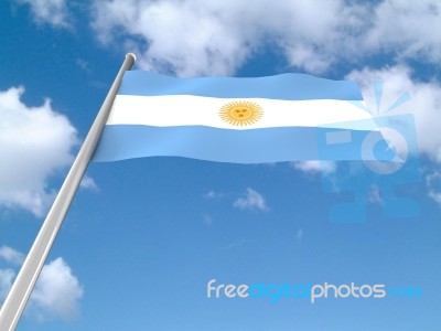 Argentina Flag Stock Image