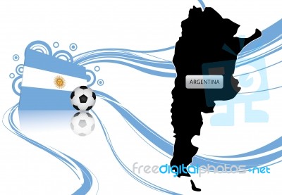 Argentina Football Stock Image