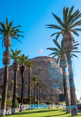 Arica's Hill, Chile Stock Photo