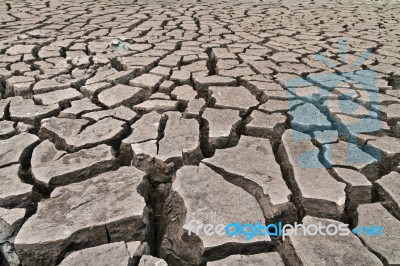 Arid Ground Land Stock Photo