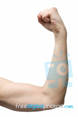 Arm Strength Stock Photo