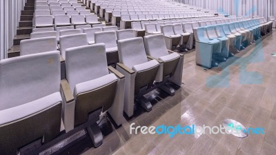 Armchairs, Cinema Seat Stock Photo