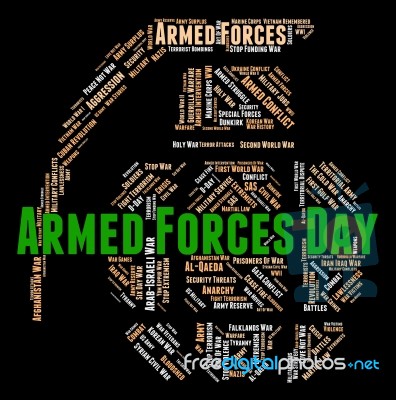 Armed Forces Day Represents Fighting Machine And Armament Stock Image