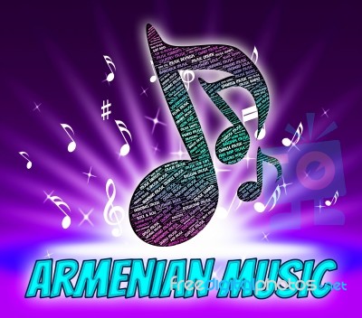 Armenian Music Represents Djivan Gasparyan And Folk Stock Image