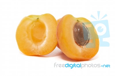 Armenian Plums (prunus Armeniaca) Stock Photo