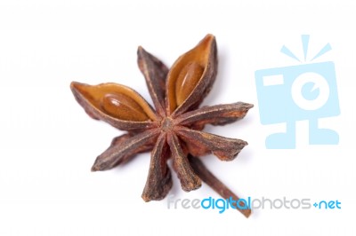 Aromatic Star Anise Stock Photo