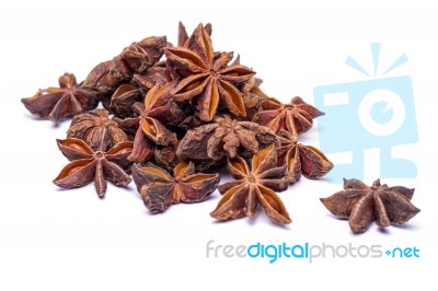 Aromatic Star Anise Stock Photo