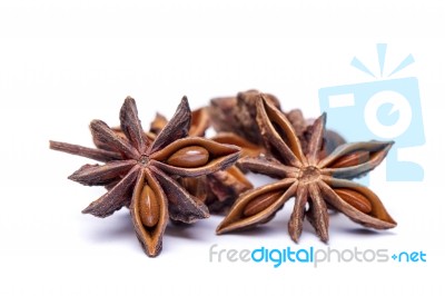 Aromatic Star Anise Stock Photo