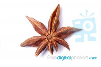 Aromatic Star Anise Stock Photo