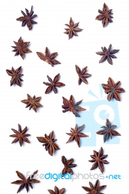 Aromatic Star Anise Stock Photo