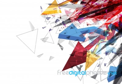 Arrow Abstract Background Design Stock Image