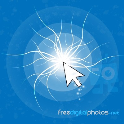 Arrow Abstract Technology Stock Image