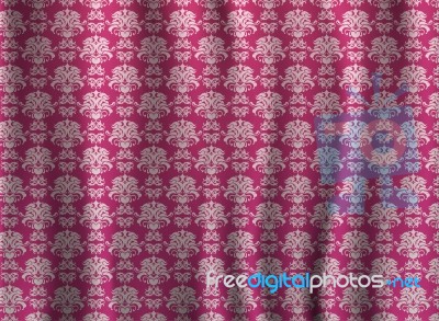 Art Pattern Curtains Stock Image