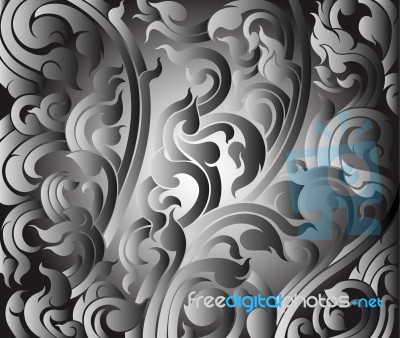 Art Pattern Metal Style Stock Image