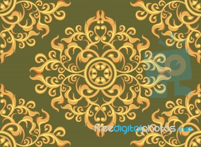 Art Pattern Wallpaper Stock Image