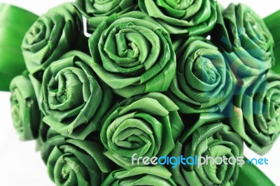 Artificial Flowers Stock Photo