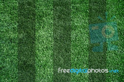 Artificial Grass Soccer Field Stock Photo