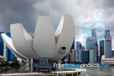 Artscience Museum Singapore Stock Photo