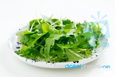 Arugula Salad Stock Photo