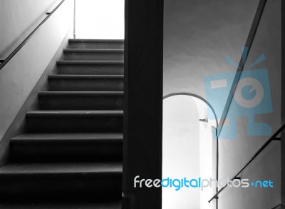 Ascending Staircase Stock Photo