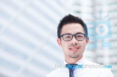 Asia Business Man Stock Photo