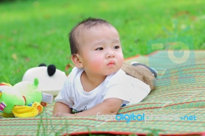 Asian Baby Stock Photo