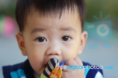 Asian Baby Stock Photo