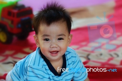 Asian Baby Stock Photo