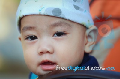 Asian Baby Stock Photo