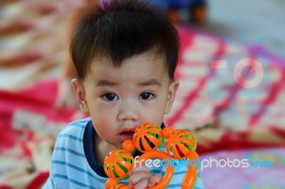 Asian Baby Stock Photo