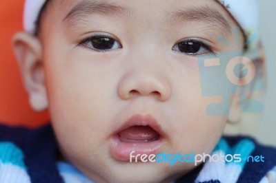 Asian Baby Stock Photo