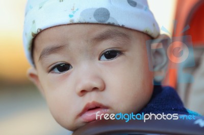 Asian Baby Stock Photo