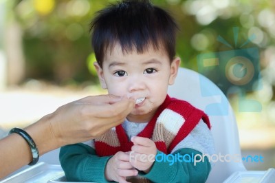 Asian Baby Stock Photo