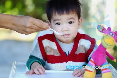 Asian Baby Stock Photo