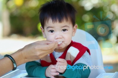 Asian Baby Stock Photo