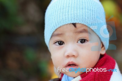 Asian Baby Stock Photo