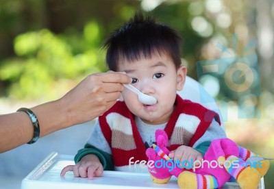 Asian Baby Stock Photo