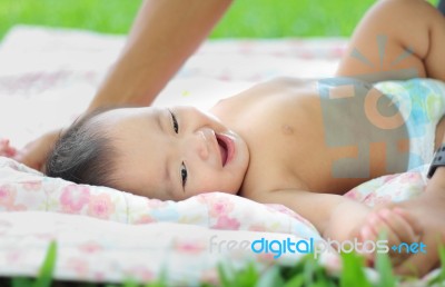 Asian Baby Stock Photo