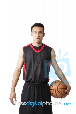 Asian Basketball Player Stock Photo